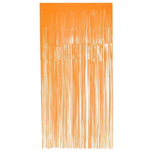 Foil curtain neon orange (200 x 100 cm)