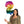Load image into Gallery viewer, Foil balloon &#39;2&#39; rainbow (66 cm)
