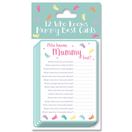 Who knows mum best cards