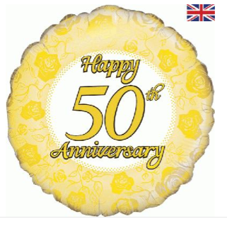 Happy 50th Anniversary (18inch)