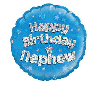 Happy Birthday Nephew Foil Balloon