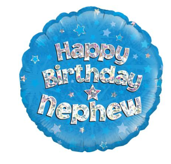 Happy Birthday Nephew Foil Balloon