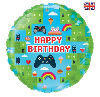 Blox Game Birthday Holographic Foil Balloon (18inch)