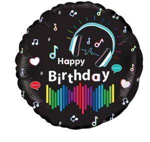 Media Music Birthday Holographic (18inch)