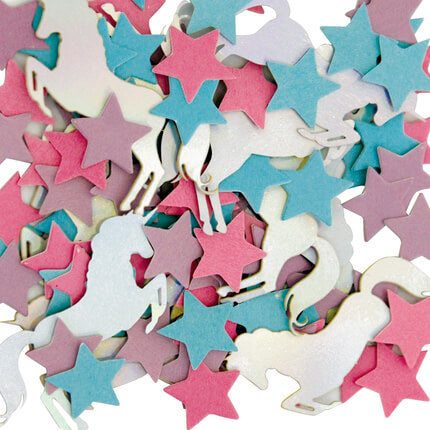 Unicorn paper confetti