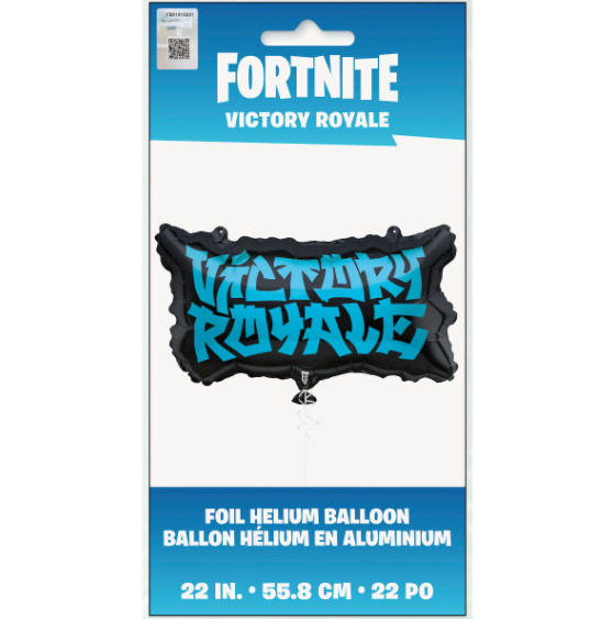 Fortnite Victory Royale Giant Shaped Foil Balloon - (22" )