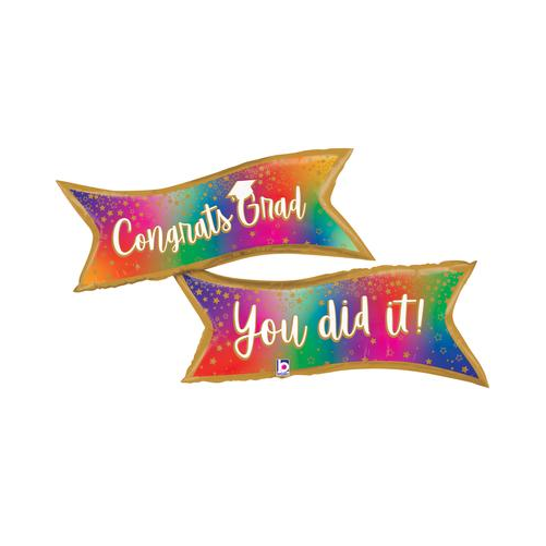 Shape Colorful Banner Grad (D) Packaged (49inch)