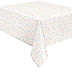 Bright Triangle Birthday Rectangular Foil Table Cover (54" x 84")