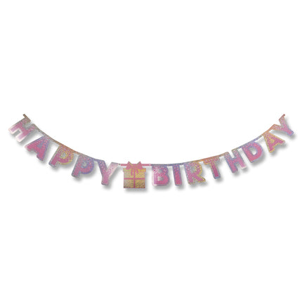 HAPPY BIRTHDAY FEMALE PAPER BANNER