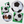 Load image into Gallery viewer, 3D Soccer Round 7&quot; Dessert Plates (8 Pack)
