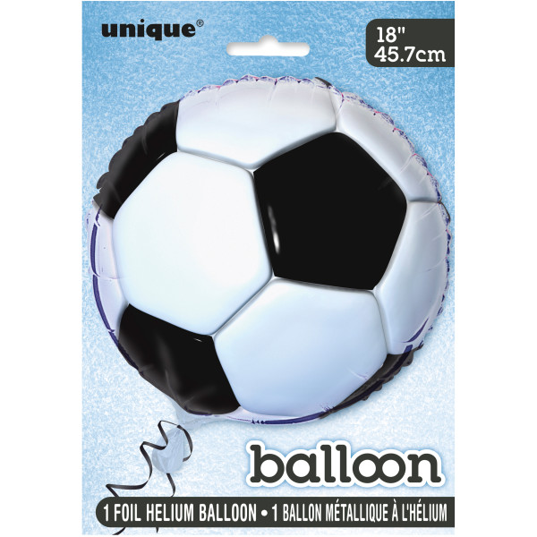 3D Soccer Round Foil Balloon (18"")