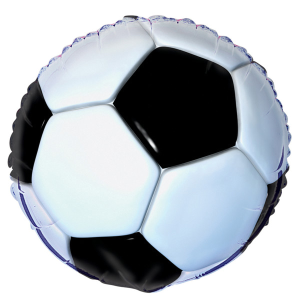 3D Soccer Round Foil Balloon (18"")