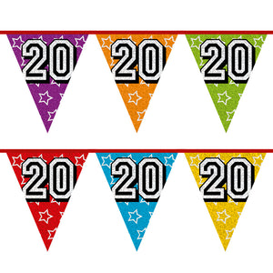 Holographic bunting '20' (8 m)