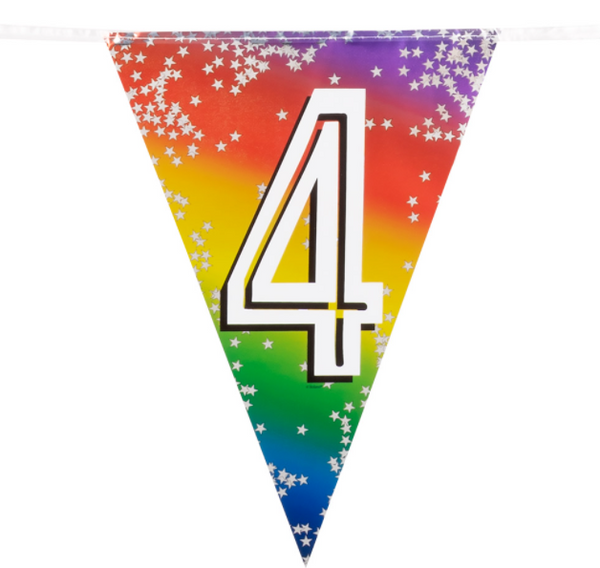 Foil Bunting '4' (6 m)