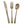 Load image into Gallery viewer, Gold Solid Assorted Plastic Silverware  (18 Pack)
