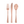 Load image into Gallery viewer, Rose Gold Solid Assorted Plastic Silverware (18 Pack)
