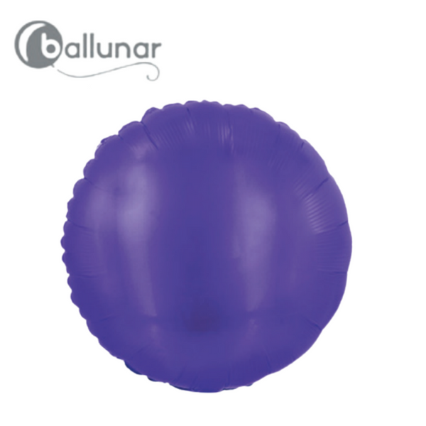 Purple Metallic Round Foil Balloon (18")