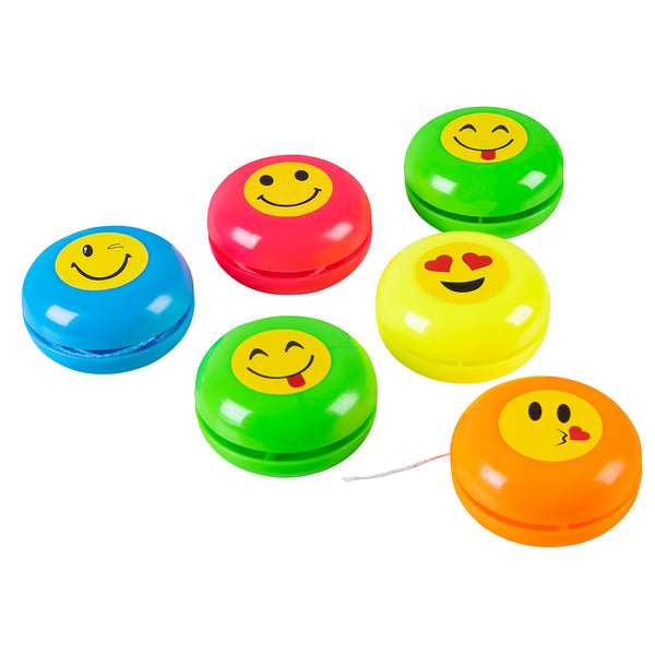 Smiling Yo-Yos Colour Assortment - 6 Pack (3.5 cm)