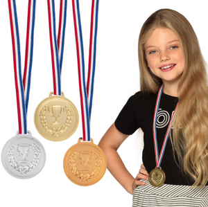 Set 3 Podium medals (6 cm)