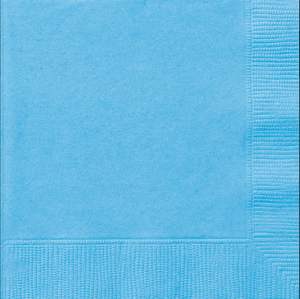 Powder Blue Solid Luncheon Napkins (50 Pack)