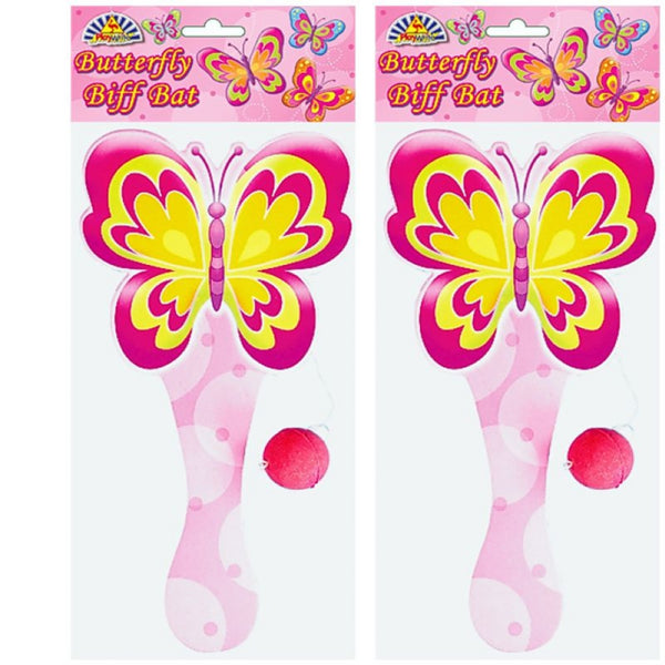 Wooden Butterfly Biff Bat - (22cm)