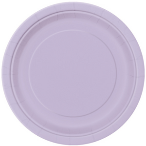 Lavender Solid Round 9" Dinner Plates (8 Pack)