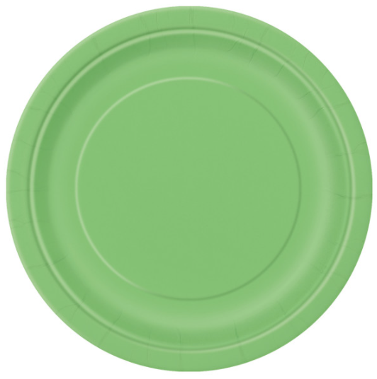 Lime green top dinner set