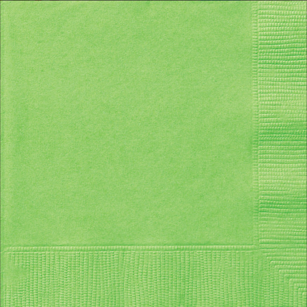 Lime Green Solid Luncheon Napkins (50 Pack)
