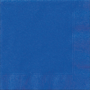 Royal Blue Solid Luncheon Napkins (20 Pack)