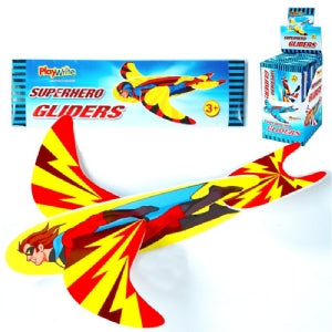 Super Hero Gliders in 4 Assorted Designs (20cm)