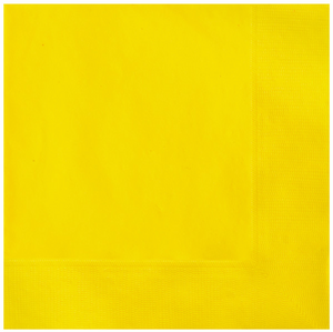Sunflower Yellow Solid Luncheon Napkins (20 Pack)