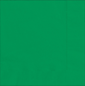 Emerald Green Solid Luncheon Napkins 20 Pack