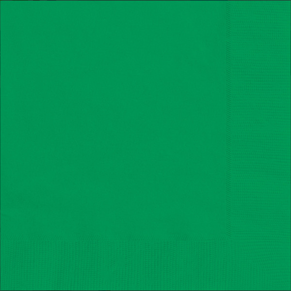 Emerald Green Solid Luncheon Napkins 20 Pack