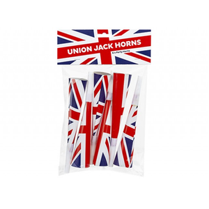 Union Jack Party Horns (6 Pack)