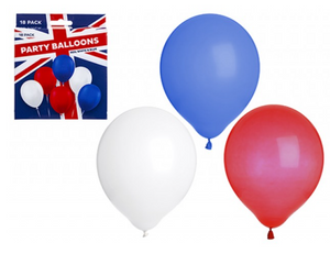 UNION JACK BALLOONS (18 Pack)