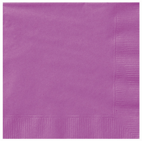 Pretty Purple Solid Luncheon Napkins (20 Pack)