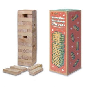 Wooden Tumbling Tower Game (16x5x5cm)