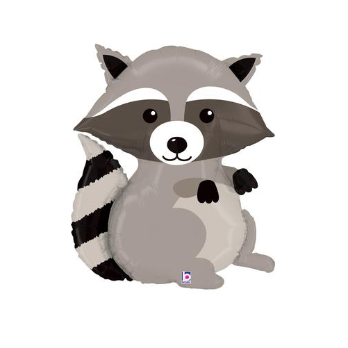 Woodland Raccoon Packaged Balloon (36inch)