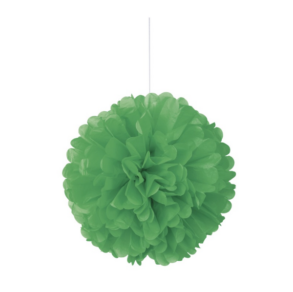 Emerald Green Hanging Tissue Pom Pom (16")