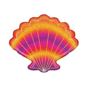Shape Glitter Seashell Holographic Balloon (30inch)