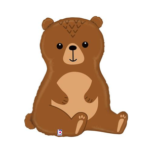 Shape Woodland Bear Balloon Packaged (34inch)