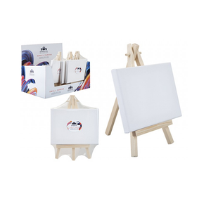 SMALL CANVAS AND EASEL (16 X 12 CM)