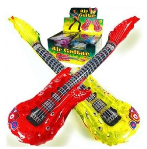 Inflatable Foil Guitar in 3 Assorted Colours (85cm)