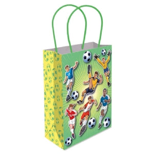 Football Paper Bag with Handles - (16x22x9cm)
