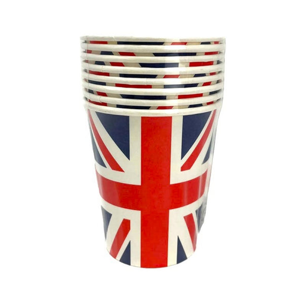 Union Jack Paper Cups (8 Pack)
