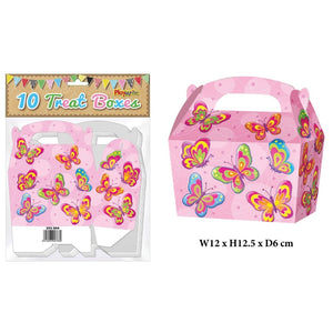 Butterfly Treat Boxes 12cm (10 Pack)