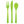 Load image into Gallery viewer, Neon Green Solid Assorted Plastic Cutlery (18 Pack)

