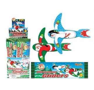 Christmas Santa & Snowmen Glider (20cm)