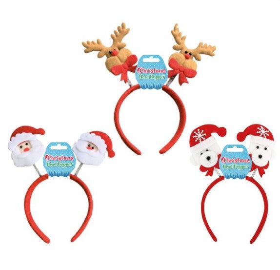 Christmas Head Boppers in 3 Assorted Designs