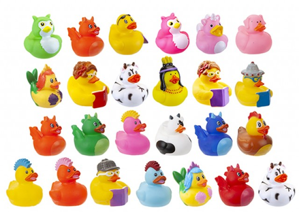 PRINTED NOVELTY DUCKS (2.5")